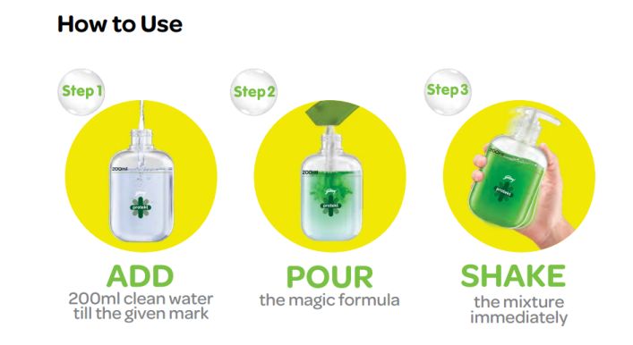 Godrej Consumer Products launches Godrej Protekt Handwash Liquid Powder How to Use